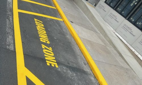 Loading Zone - Street Painting