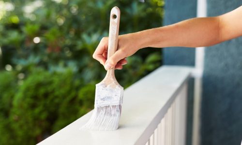 hand painting balcony