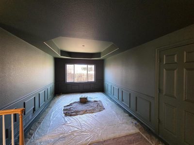 color drenched room