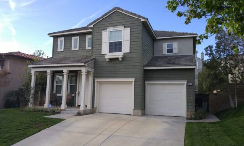 A Modern Color with White Trim