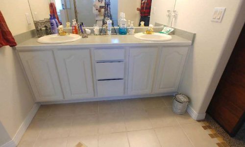 Bathroom Vanity Repainting