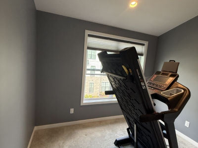 painted home bedroom interior