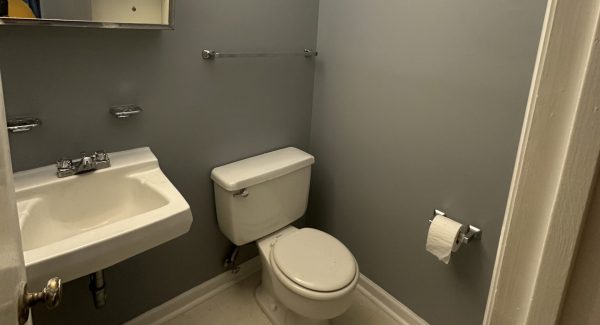 bathroom after painting