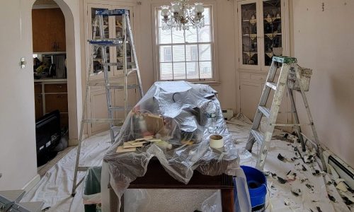 Wallpaper Removal Case Study During Photo