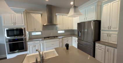 Kitchen Cabinet Painting Project