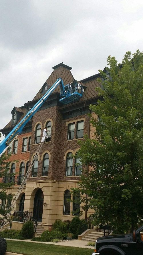 Exterior house painting by CertaPro painters in Fulton, MD