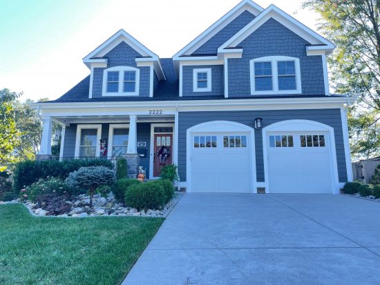 Exterior Painting Project blue