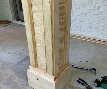 Final Result of base of Column