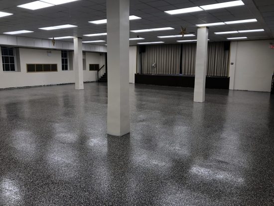 After Epoxy Floor Coating Process