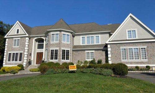 Stucco, Brick and Wood Trim