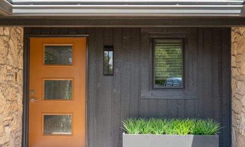 Close up of Front Door