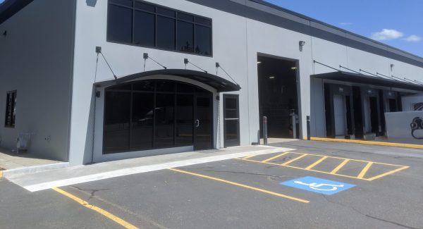 entrance view of facility painted in Clackamas OR