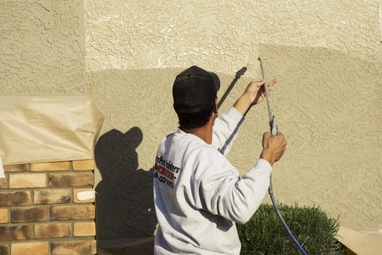Exterior Painting in Progress