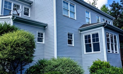 Full Exterior Lap Siding, Fascia, and Gutter Painting - After