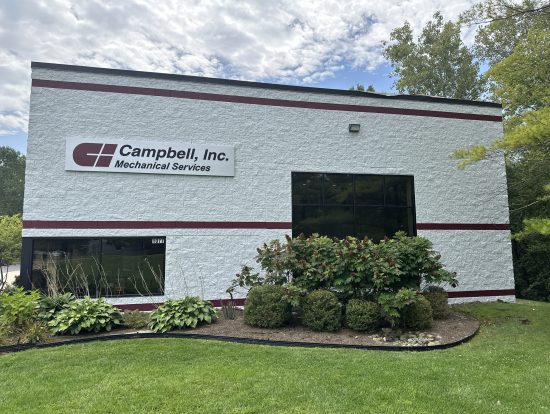 painted commercial space exterior