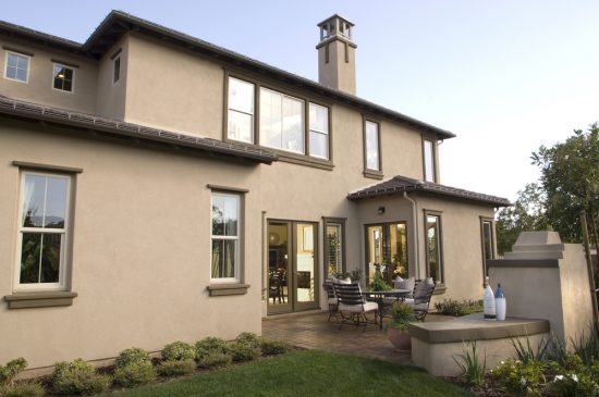 stucco home