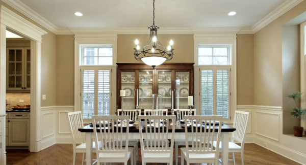 dining room interior painting