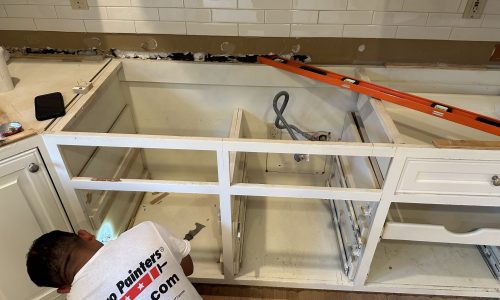 Working on Cabinets