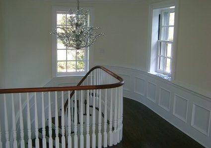 Interior Hallway & Wainscoting