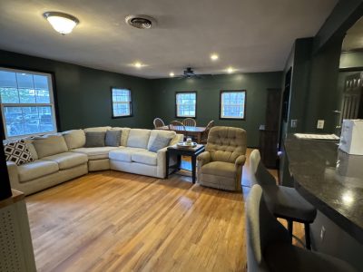 living room after repaint