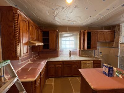 Before Kitchen Cabinet Painting