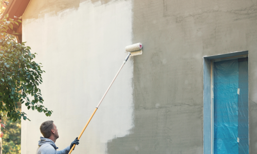 Stucco Painting Project