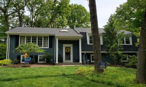 Blue Exterior Painting