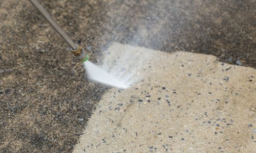 power washing concrete patio