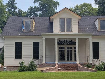Wide White Home