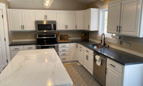 Kitchen Cabinet Enameling in Maple Grove