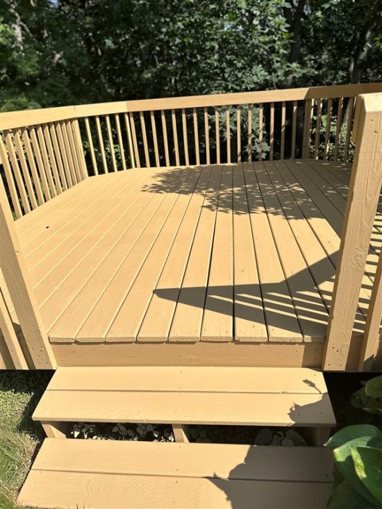 Deck Staining Project