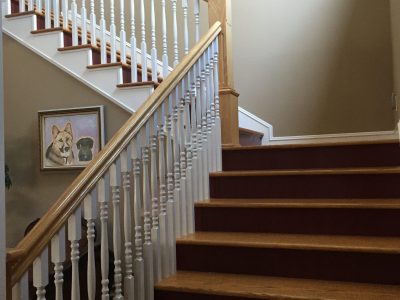 Professional Stair Case Banister Painting