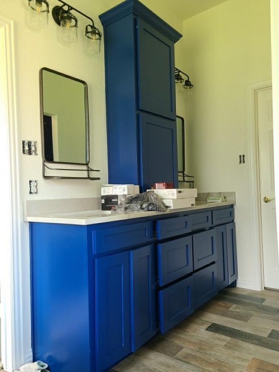 Blue Cabinets