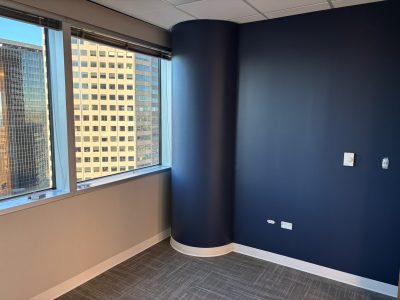empty office space interior after repaint