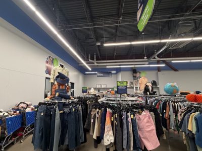 retail location interior after repaint