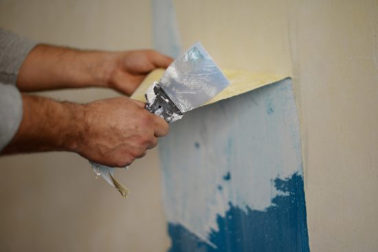 Wallpaper Removal Process