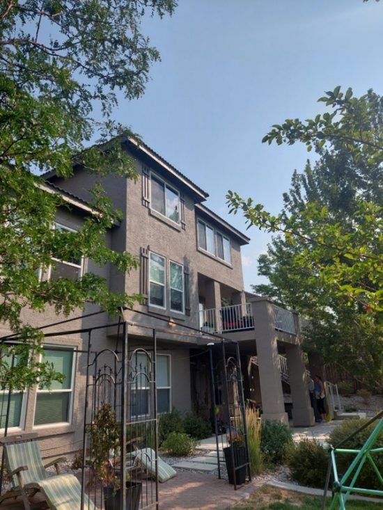 back corner view of reno home exterior painted by certapro painters