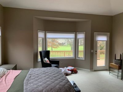 Repainted Master Bedroom