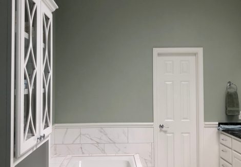 Sage Green Bathroom in Denton