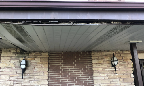 Privacy Balcony Damage - Before
