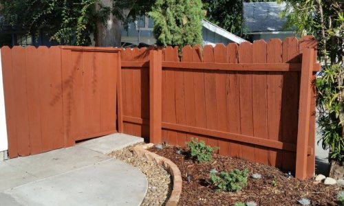 Fence Staining