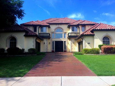 stucco home