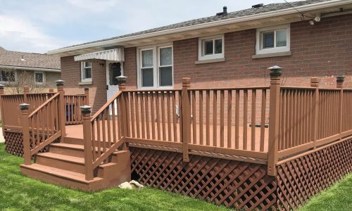 Deck Staining Project