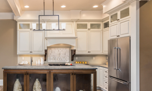 gorgeous kitchen with a fresh coat of paint