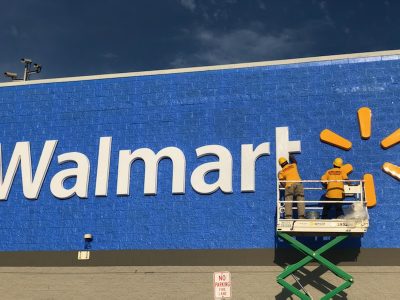 Crossville, TX Walmart Exterior Painting CertaPro Painters of Hoover, AL