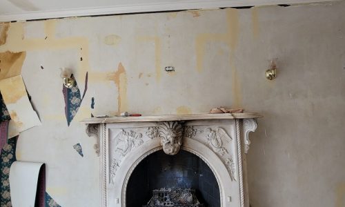 Wallpaper Removal Case Study During Photo