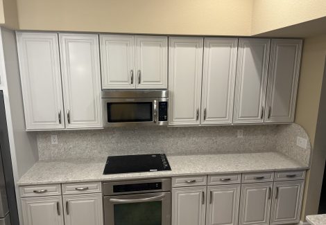 White Cabinet Painting Project