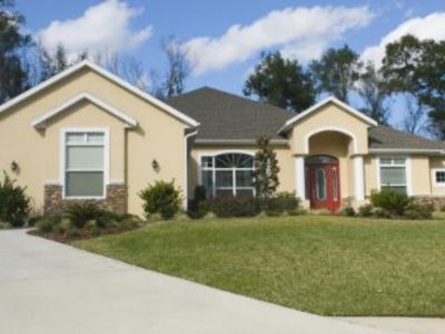 Paint the stucco