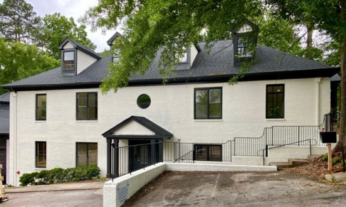 repainted office building in sandy springs after - certapro painters of dunwoody