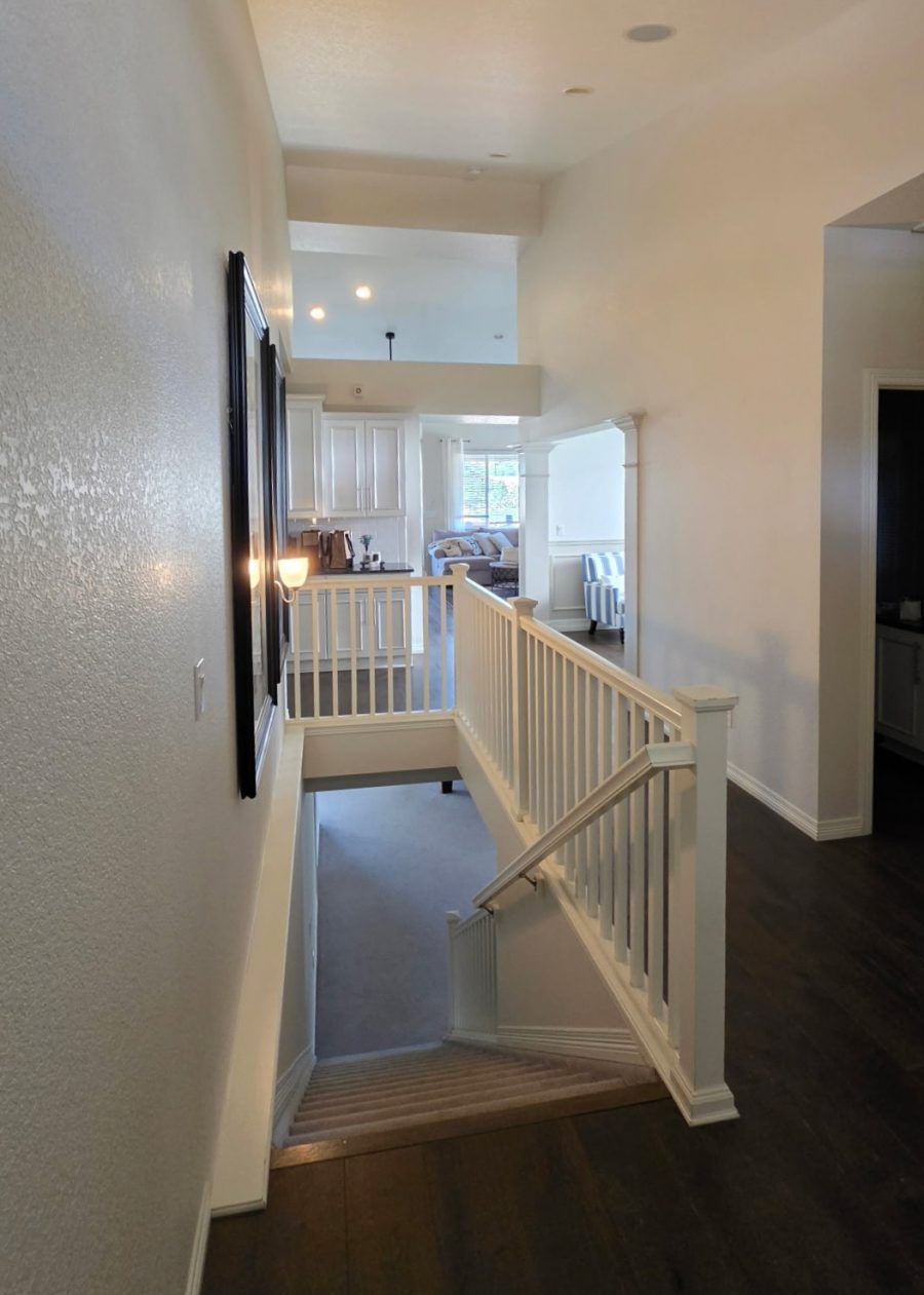 white painted home interior hallway and stairwell Preview Image 5